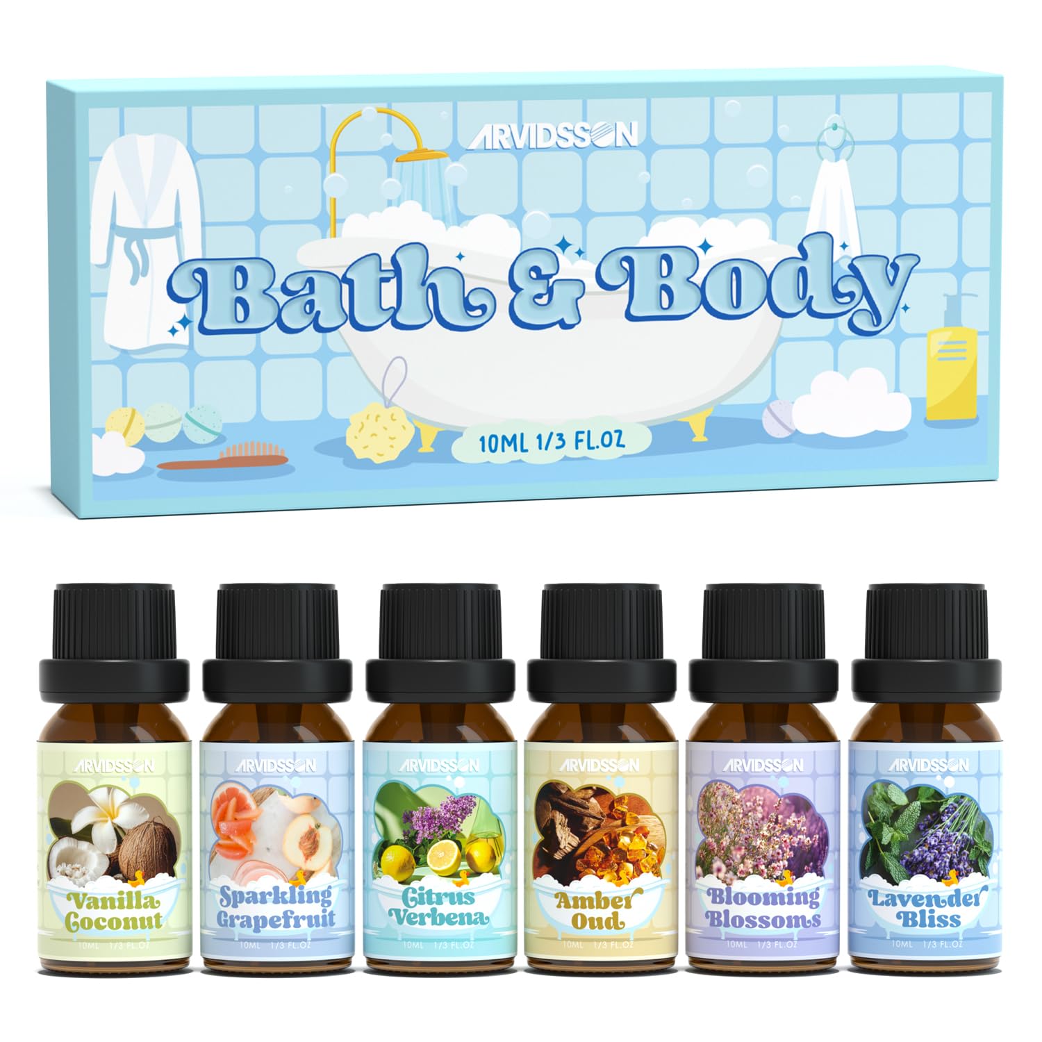 ARVIDSSON Vanille et Coco – huile bain, douceur relaxante.