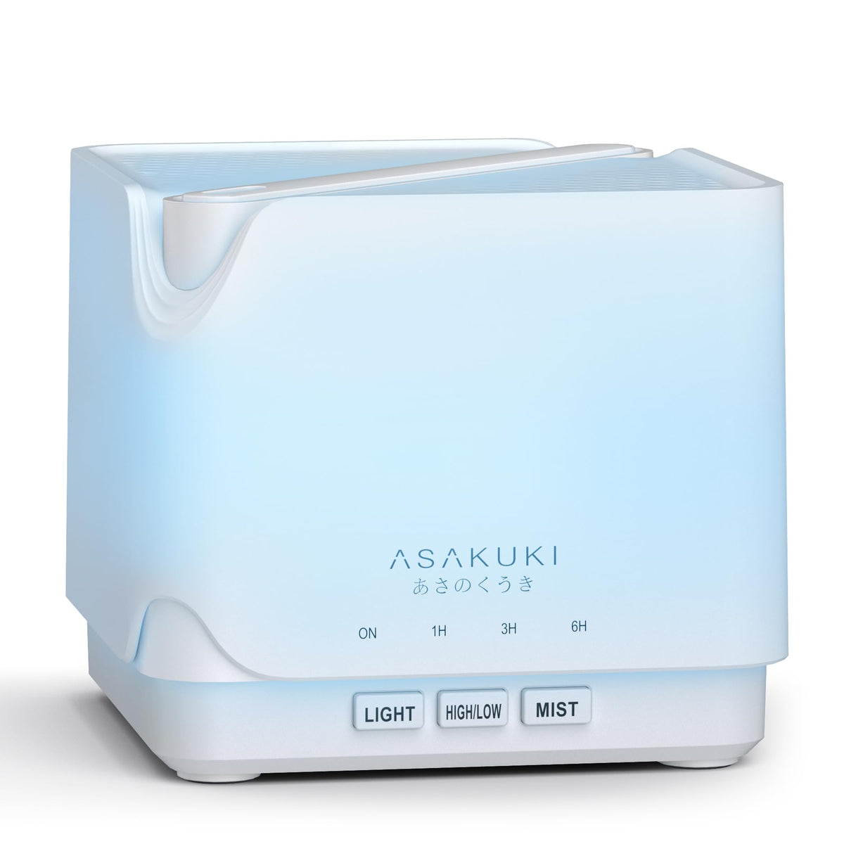 ASAKUKI diffuseur huiles essentielles 700 ml blanc: diffusion silencieuse et ambiance calme.