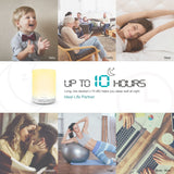 ASAKUKI diffuseur avec lumière multicolore et diffusion douce pour détente