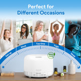 ASAKUKI diffuseur minuterie 60/120/180 minutes programmable