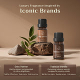 ASAKUKI – Flacon huile vetiver gris: note boisée et sophistiquée pour déploiement élégant.