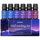 ASAKUKI Respiration: huile prête à diffuser pour une ambiance calme et rafraîchissante.