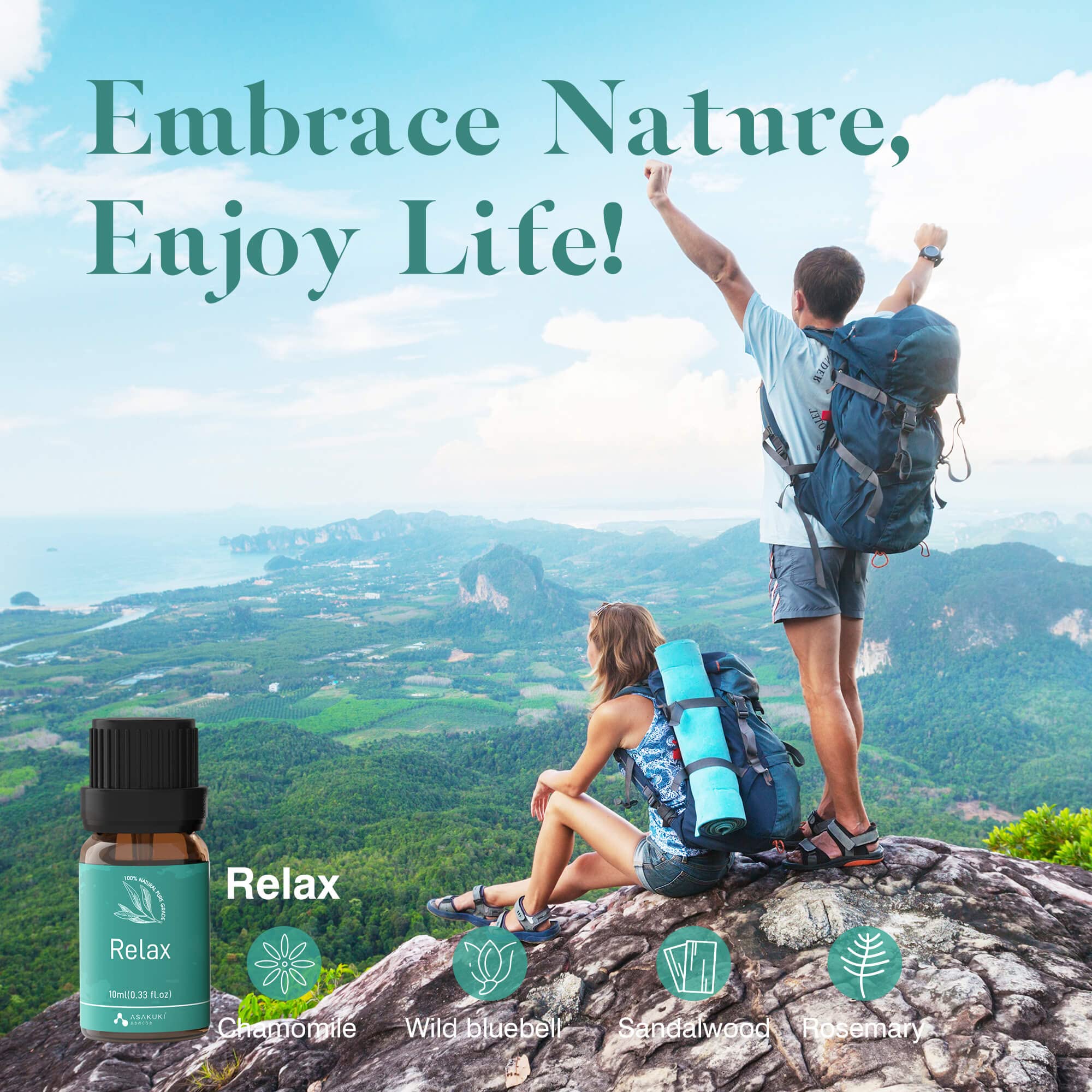 ASAKUKI Immunité, parfum subtil pour une ambiance calme et protectrice.