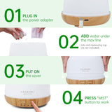 ASAKUKI modes brume 2, personnalise votre expérience
