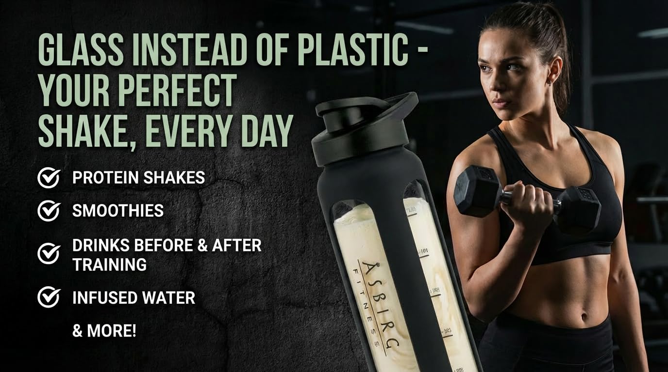 Asbirg Shaker en salle de sport — pratique dans le sac de sport.