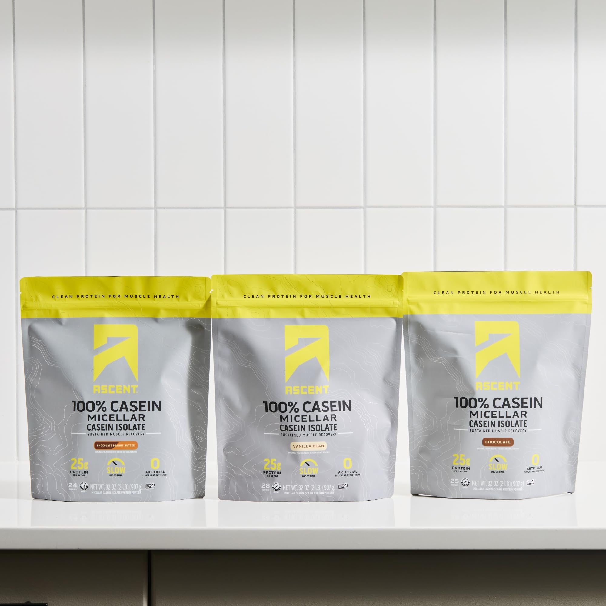 Recette nocturne avec Ascent Casein vanille pour récupération au coucher