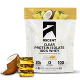 Ascent Clear Whey poudre Ananas Coco, récupération post-entraînement rafraîchissante