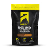 Ascent Whey Protéine Chocolat Cacahuète, texture riche idéale pour un shake post-entraînement