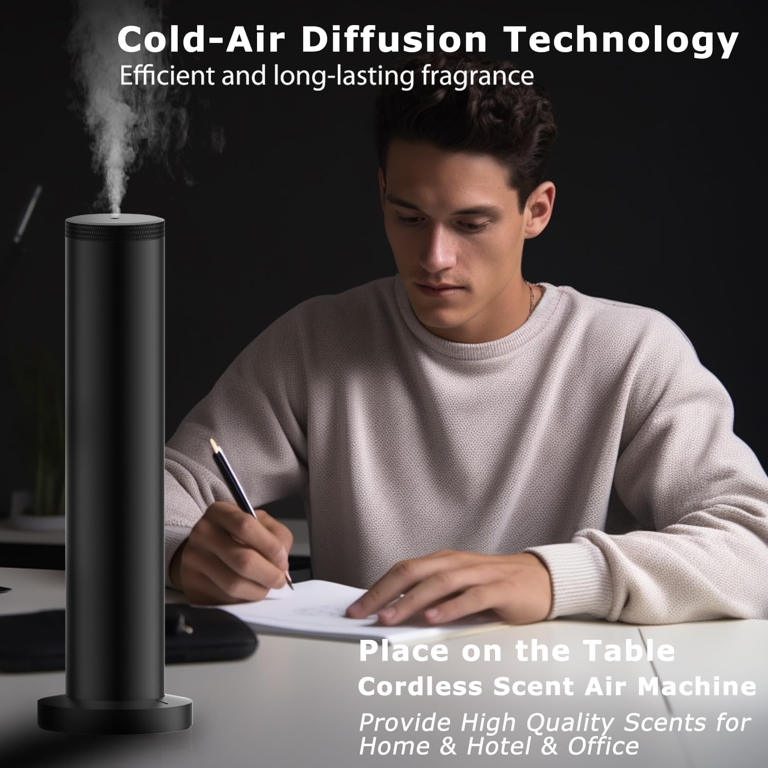 ASCENTYER Diffusion nano-air froid assure une répartition homogène.