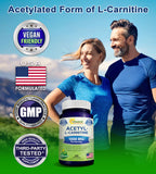 aSquared Nutrition Acetyl L-Carnitine, capsules végétales, dosage élevé et vegan
