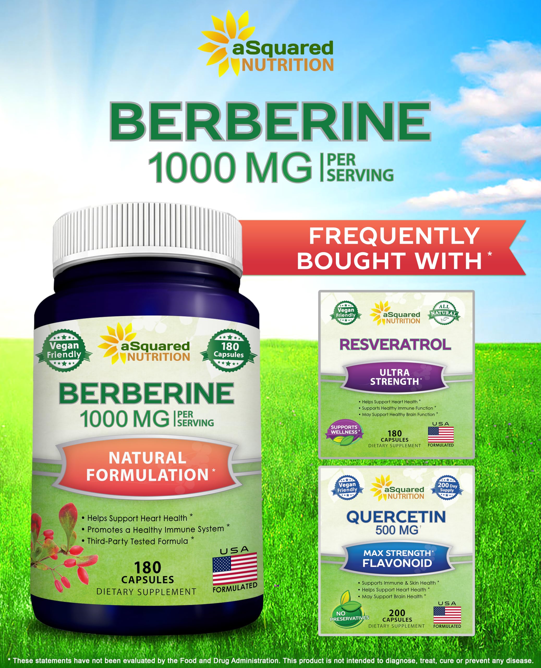 Berberine HCl et formulation naturelle mises en avant par aSquared Nutrition