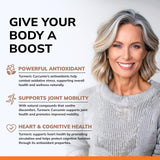 BioPerine dans la formule aSquared Nutrition Curcumine, amélioration potentielle absorption.