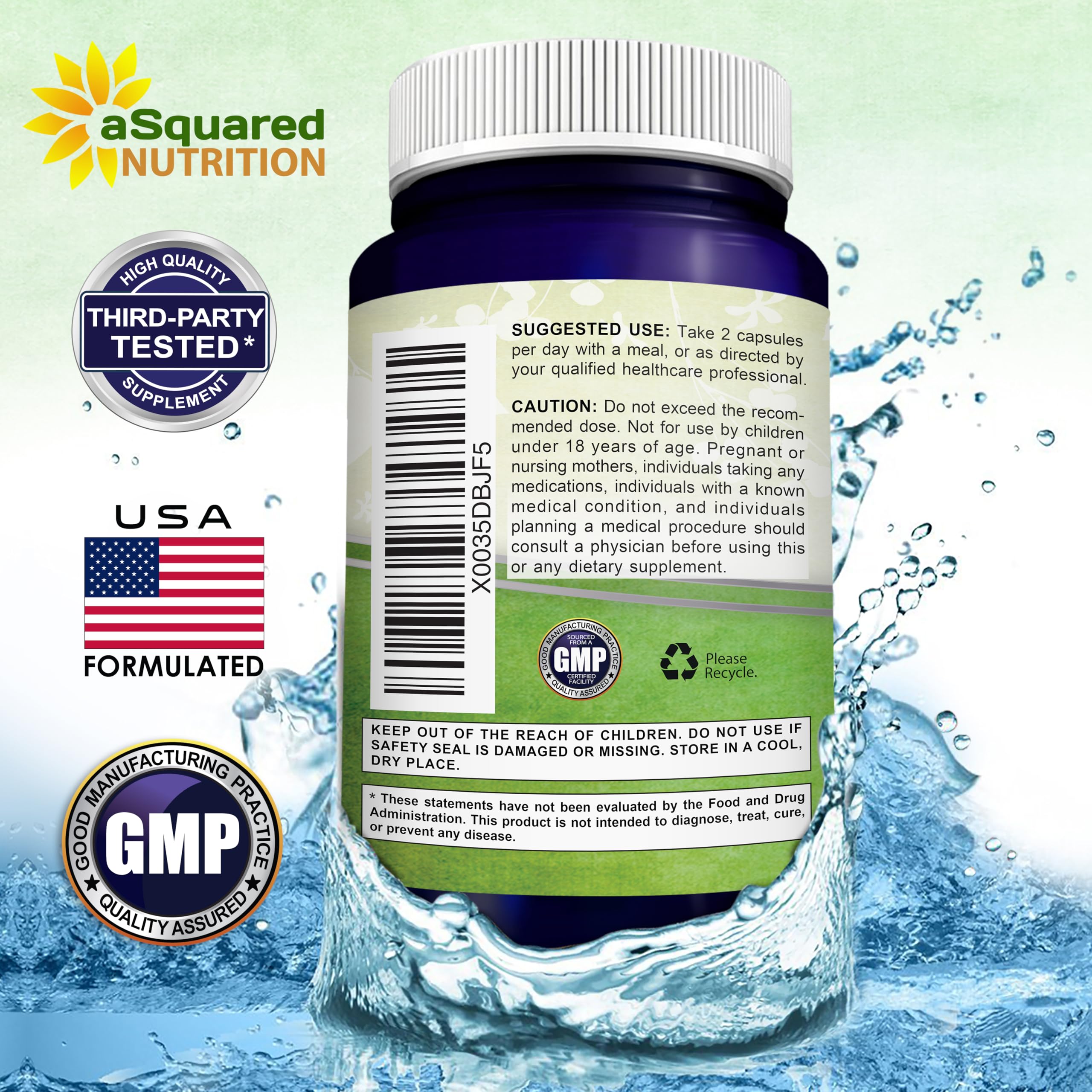 aSquared Nutrition, capsules faciles à avaler pendant l’entraînement.