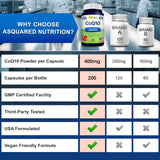 Antioxydant CoQ10 d'aSquared Nutrition – Propriété antioxydante potentielle.