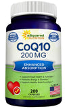 CoQ10 d'aSquared Nutrition – bouteille de capsules, soutien potentiel à l'énergie quotidienne.