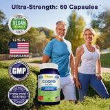 Capsules véganes CoQ10 d'aSquared, prise quotidienne pratique