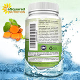 Emballage recyclable aSquared Nutrition Curcumine, choix responsable.
