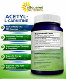 Utilisation quotidienne possible pour énergie soutenue avec Acetyl L-Carnitine
