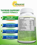 aSquared Nutrition – Étiquette montrant les doses et composants pour l’énergie.