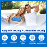 aSquared Nutrition Apigenin L-Theanine – flacon de 90 gommes prêt à l’emploi
