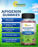 aSquared Nutrition Apigenin L-Theanine – formule synergique pour calme et concentration