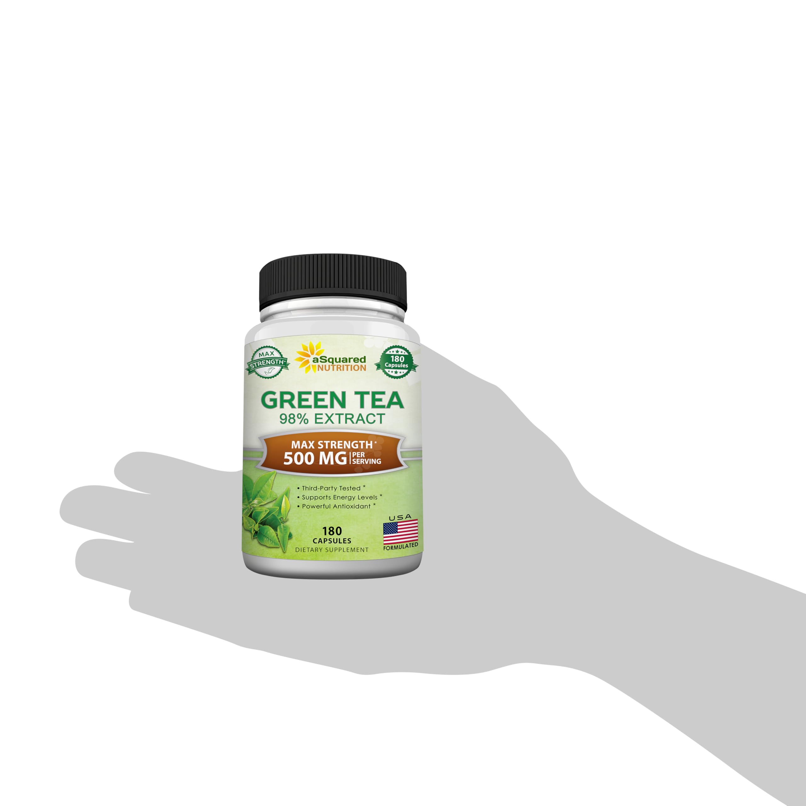 aSquared Nutrition Extrait thé vert EGCG – formulation sans OGM et contrôle qualité.