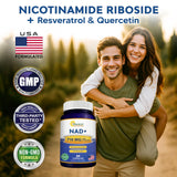 Capsules Asquared Nutrition avec riboside de nicotinamide 500 mg