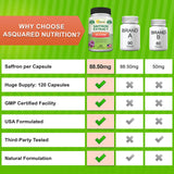 aSquared Nutrition Safran: filaments safran bien-être et arôme riche