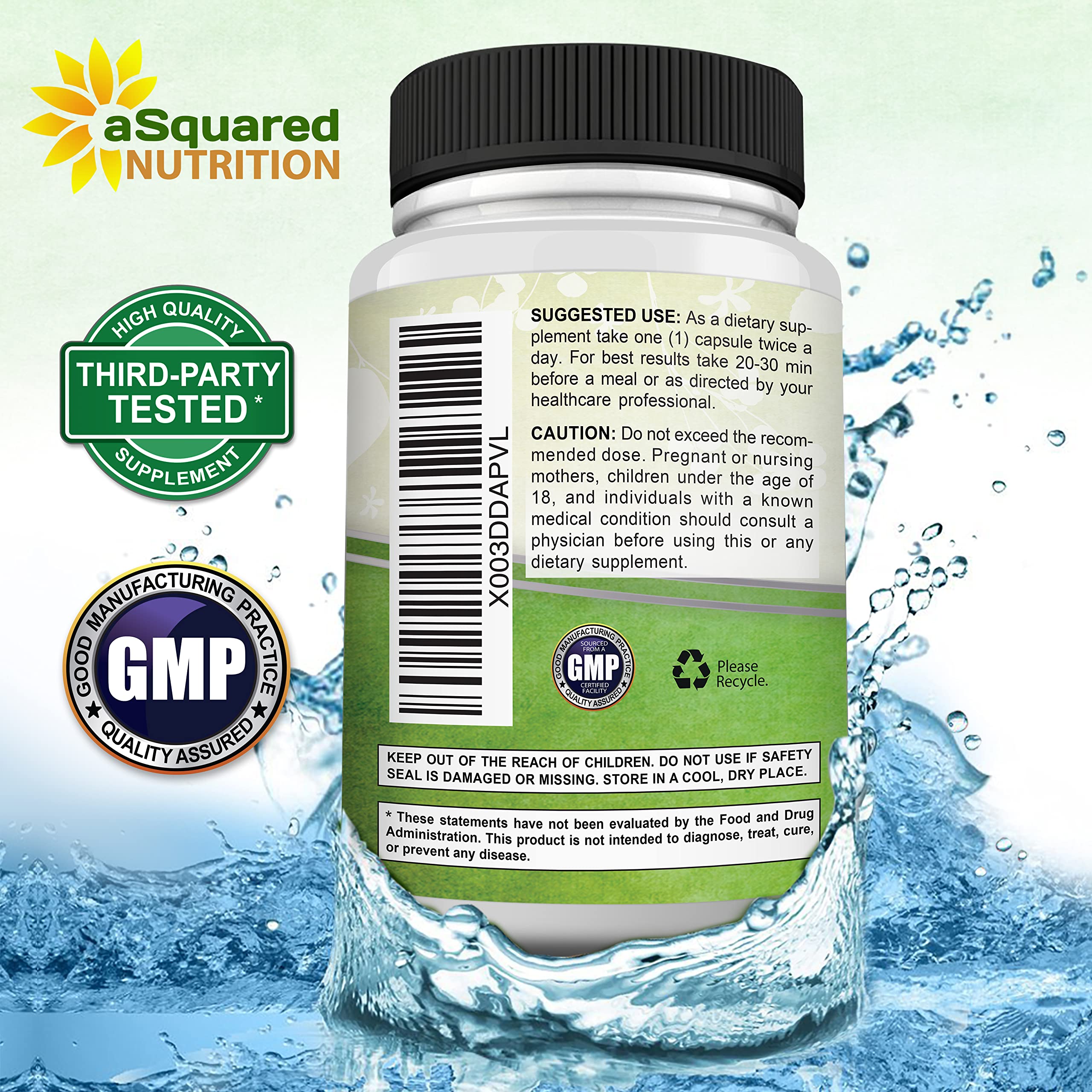 aSquared Nutrition Safran: prise quotidienne facilitee
