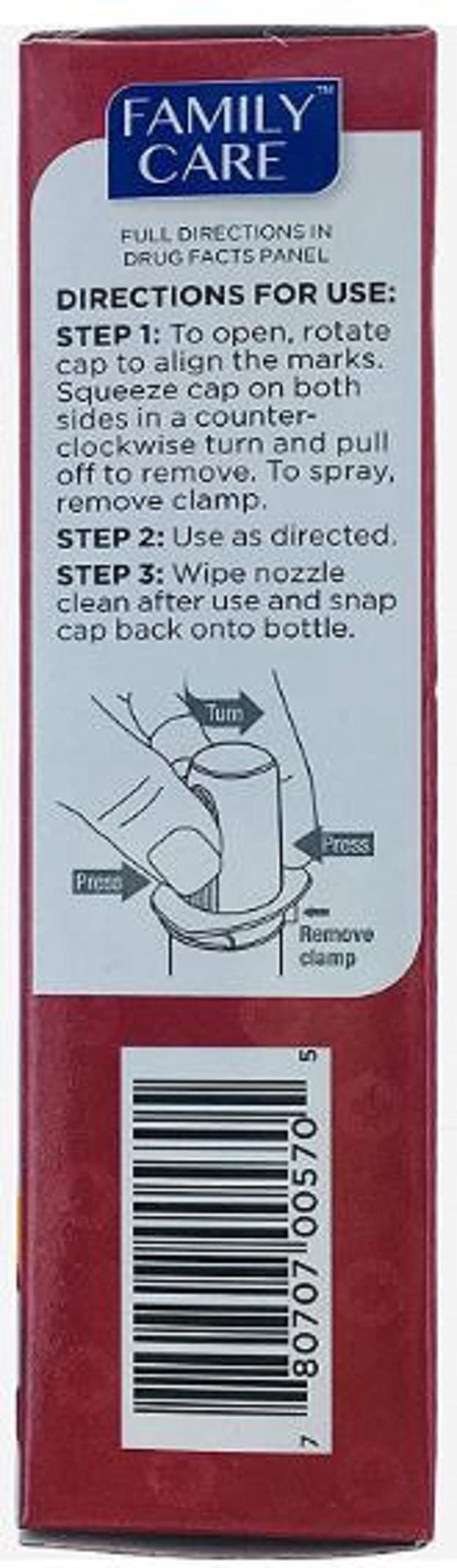 ASSURED flacon pulvérisateur nasal – usage ciblé et hygiénique.