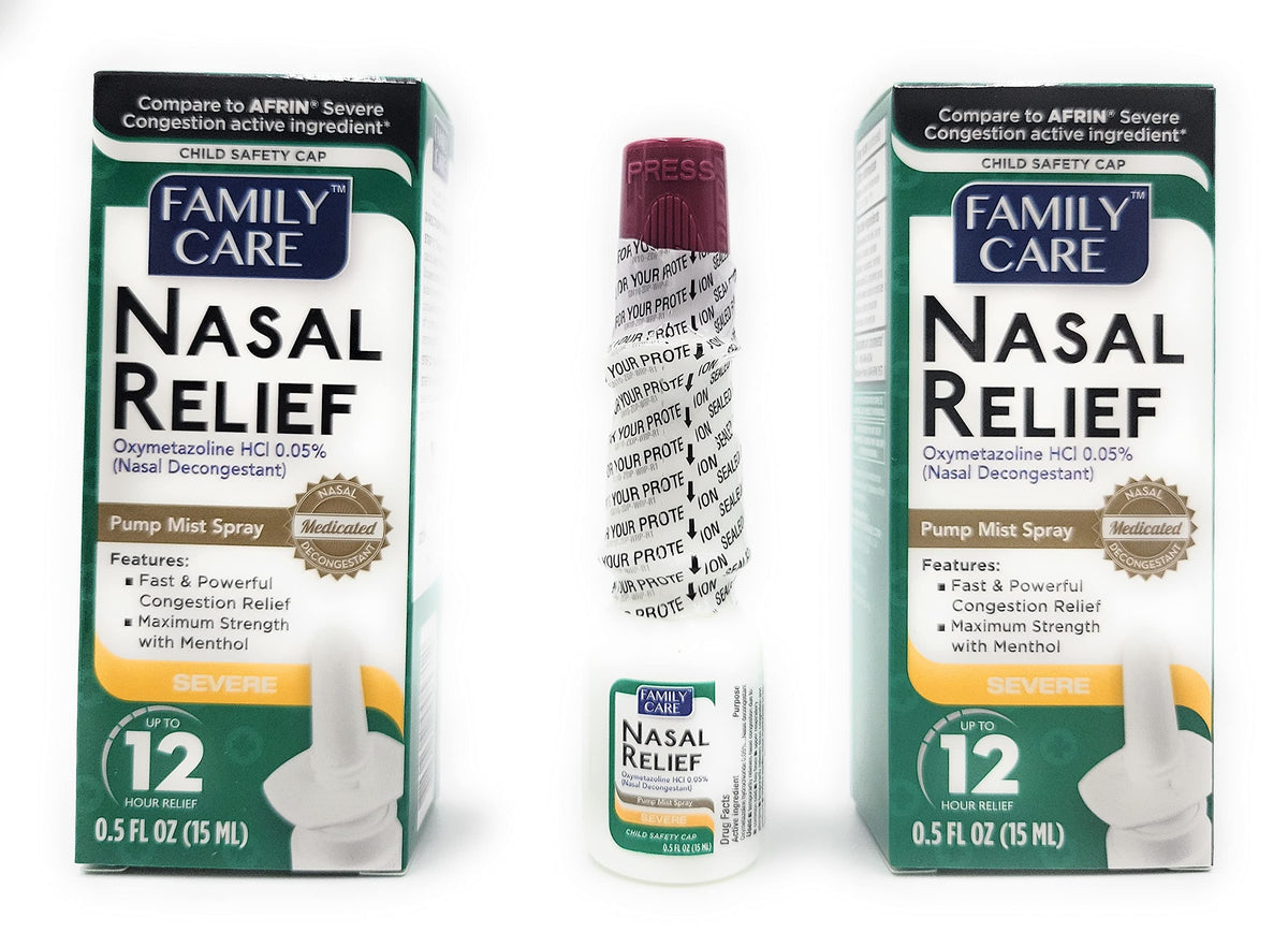 Vaporisateur nasal ASSURED : pulvérisation ciblée soulage rapidement la congestion.