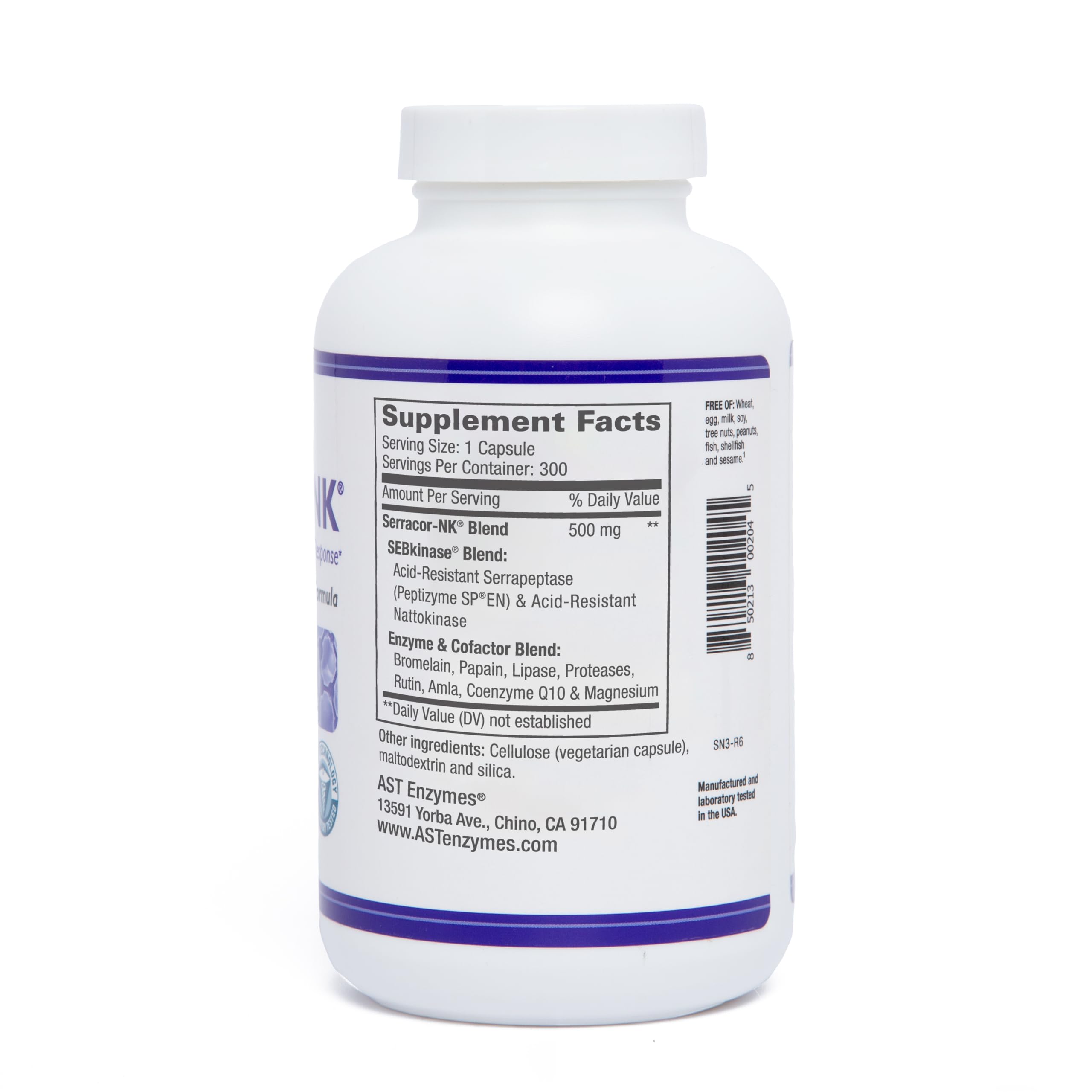 Serracor-NK en capsules; flacon visible pour routine quotidienne.