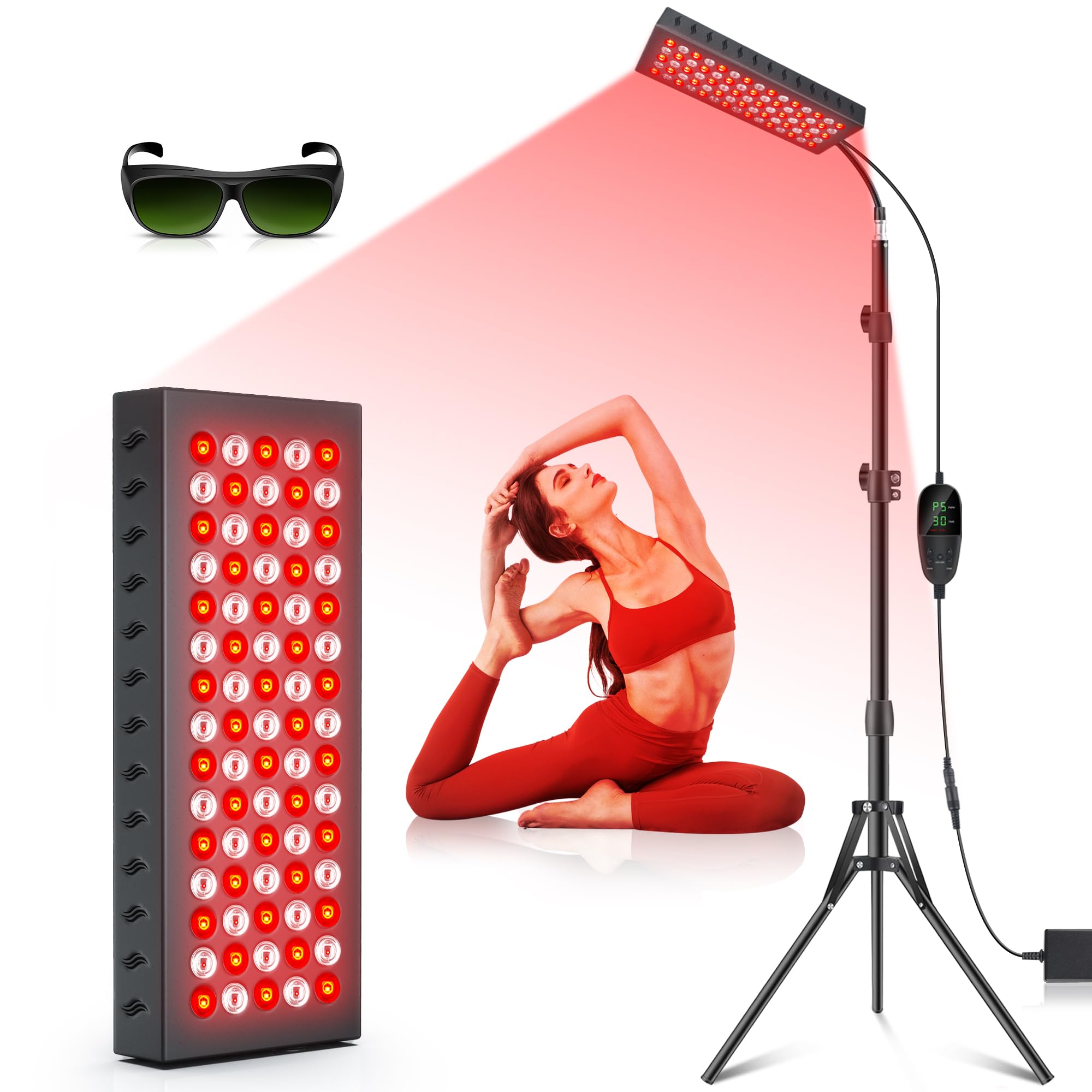 Astarexin lampe thérapie lumière rouge près du visage pour revitaliser la peau.