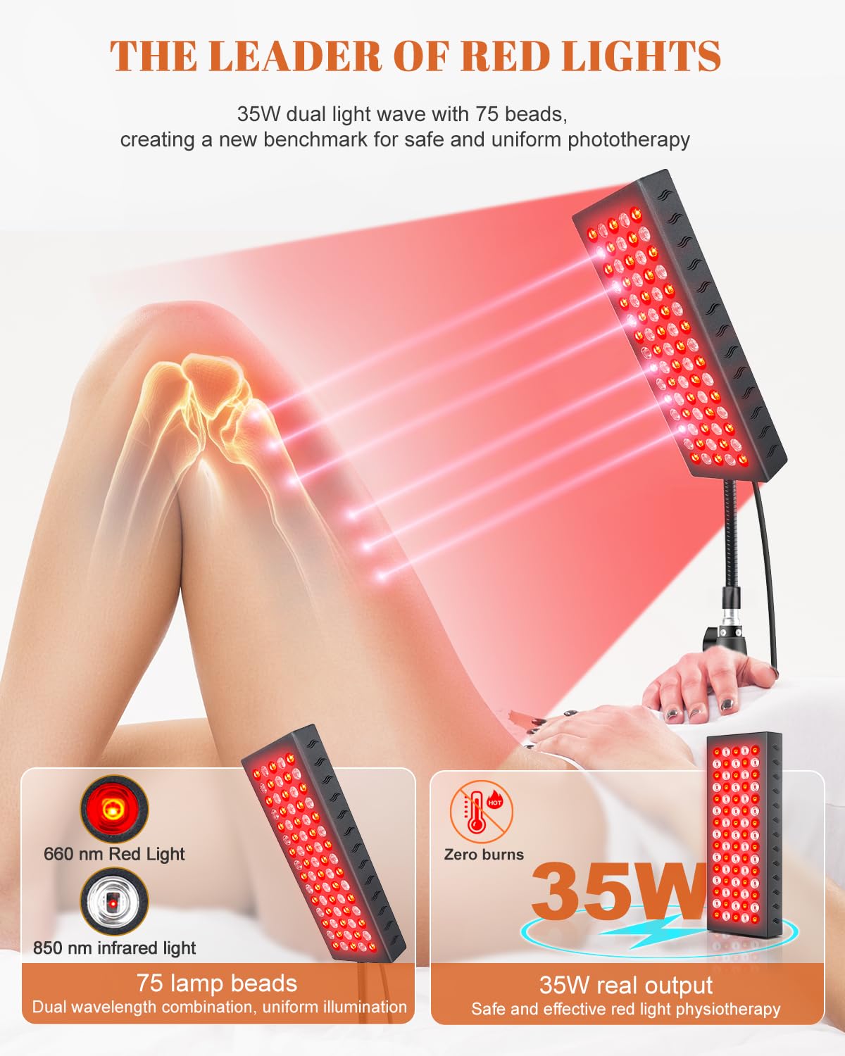 Astarexin lampe thérapie avec trepied inclus pour une installation rapide.