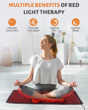Astarexin Tapis Lumière Rouge minuterie intégrée pour des sessions régulières de 10, 20 ou 30 minutes.