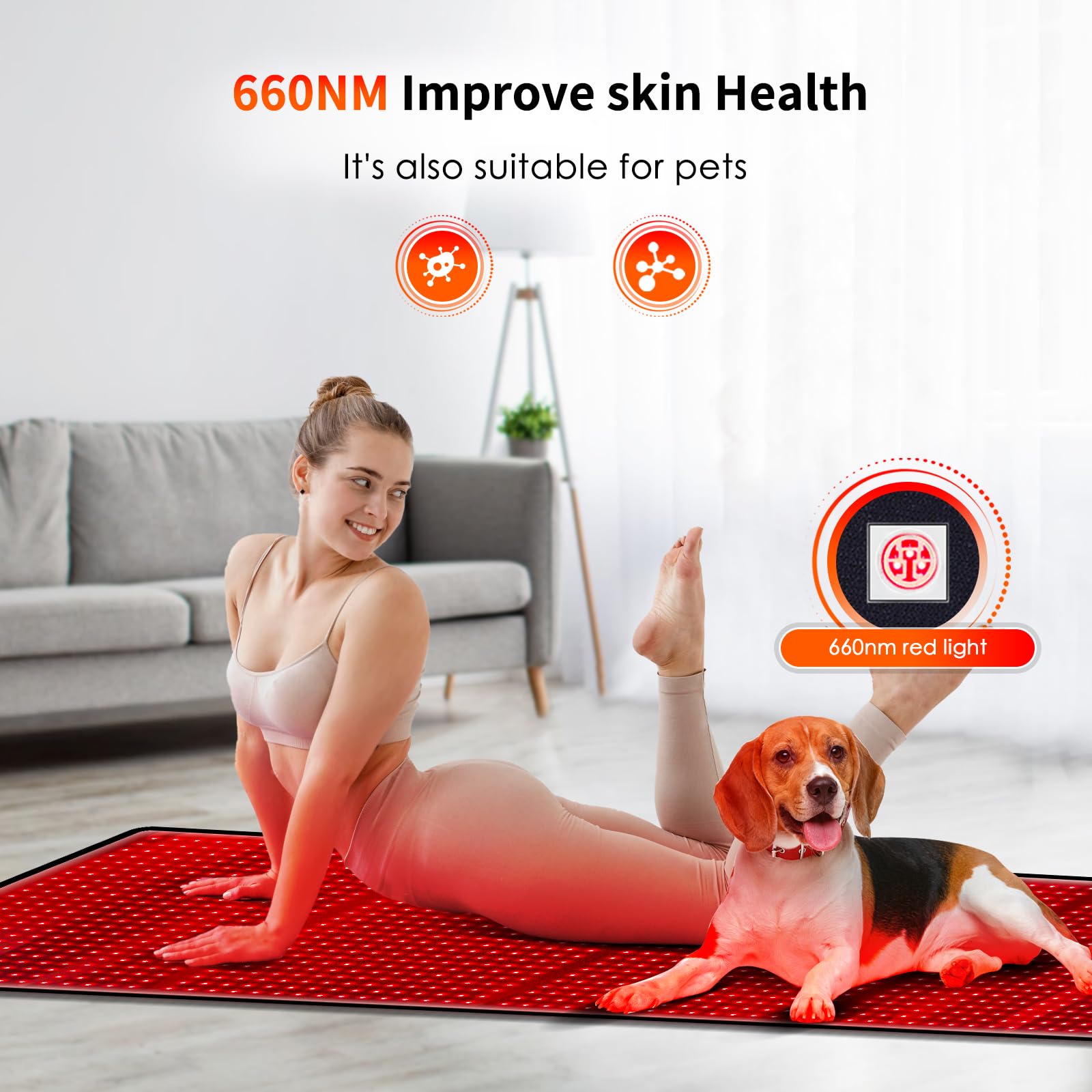 Astarexin tapis à domicile offre une thérapie lumineuse pratique.