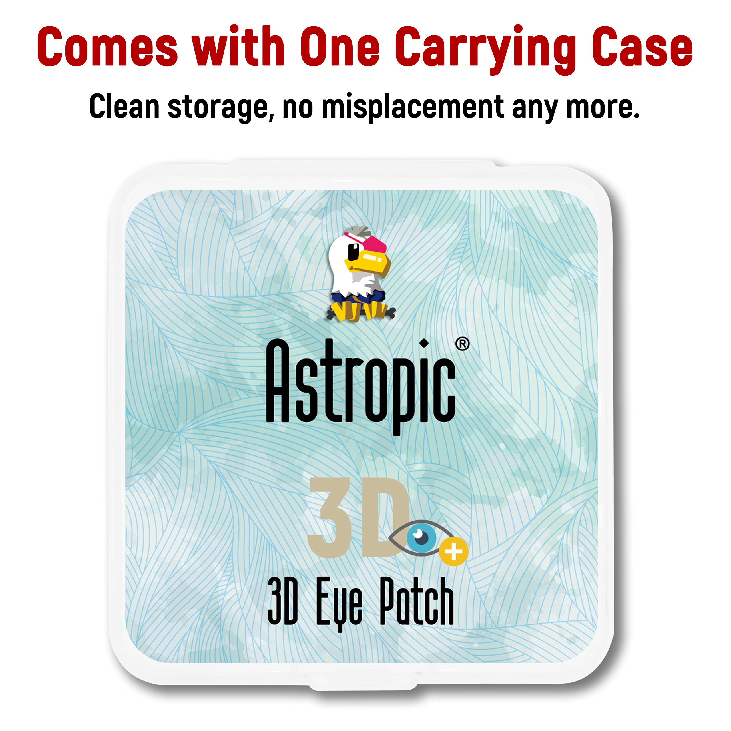 Patch yeux Astropic lavable et réutilisable: moins de déchets.
