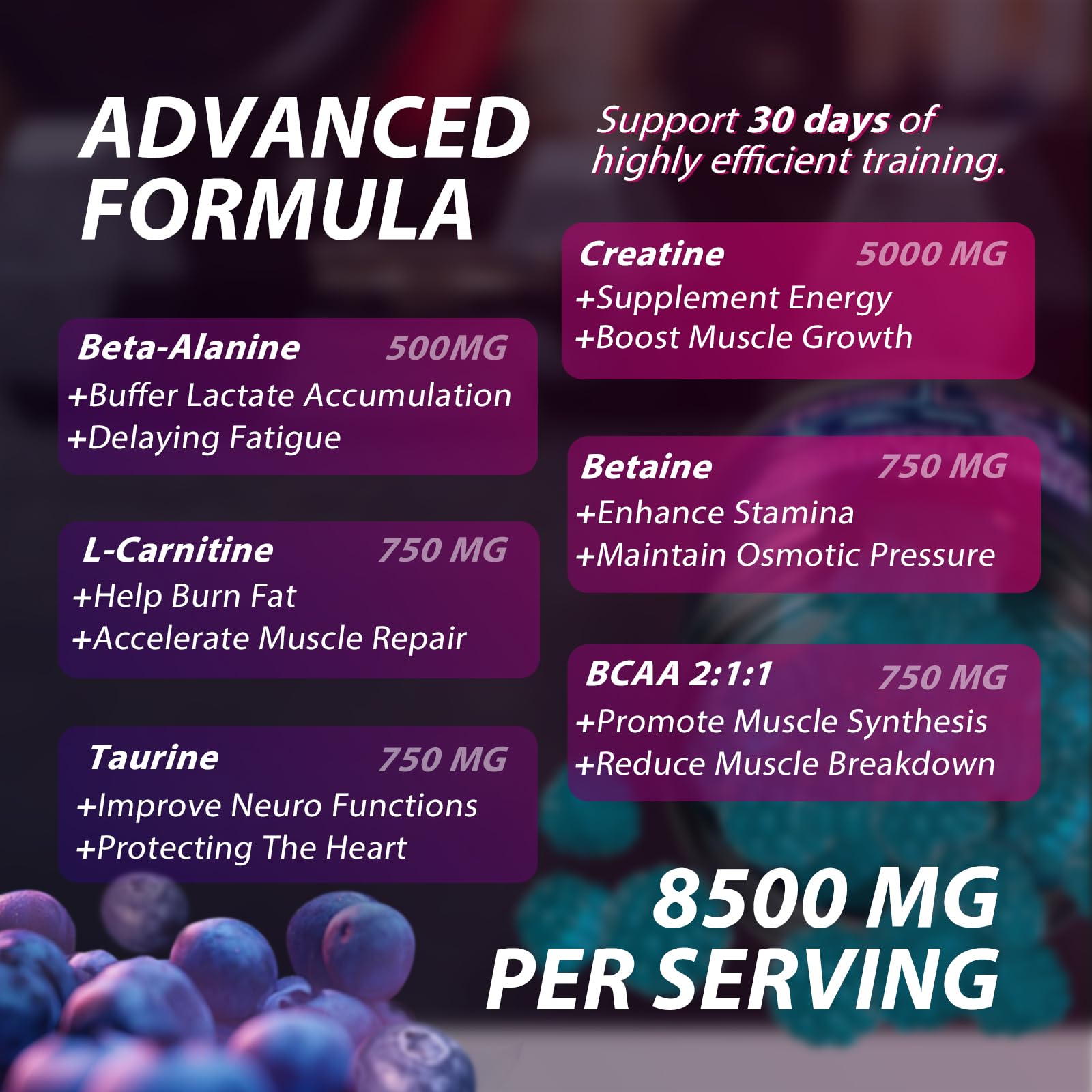 Asumtal Creatine Monohydrate Gummies — récupération musculaire après séance et endurance soutenue