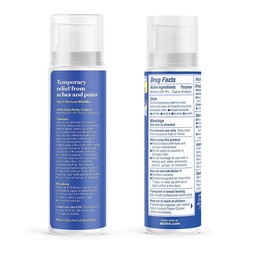 ASUTRA Relief Cream avec arnica pour zones sensibles après l’effort.