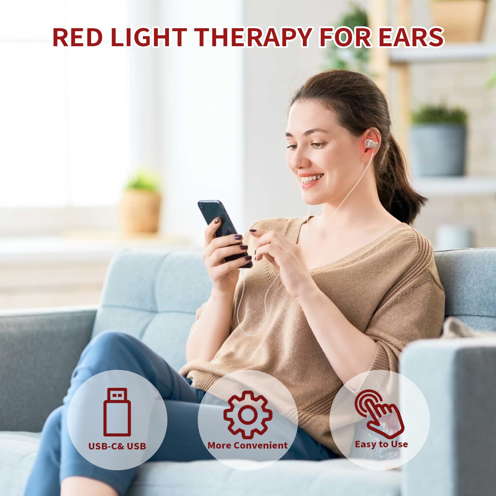 Design compact d'Aswaysun pour des soins auriculaires en déplacement.