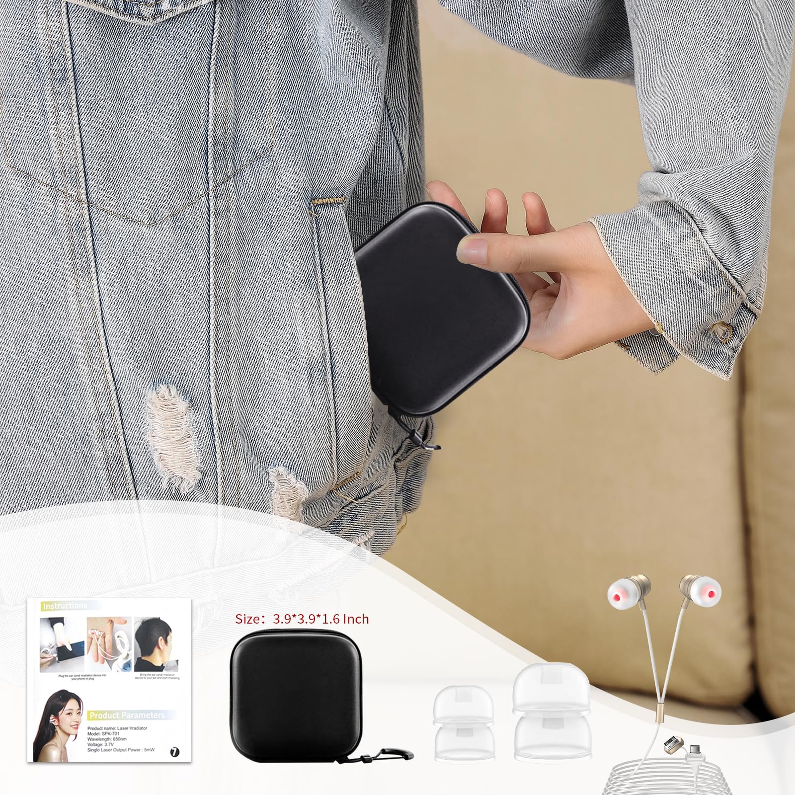 Accès rapide à des soins auriculaires Aswaysun où que vous soyez.