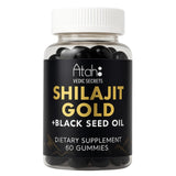 Gommes Shilajit ATAH VEDIC SECRETS dans flacon, énergie quotidienne potentielle
