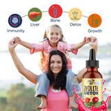 Atherionyxora Zeolite Detox contient vitamine C et zinc pour soutien quotidien.