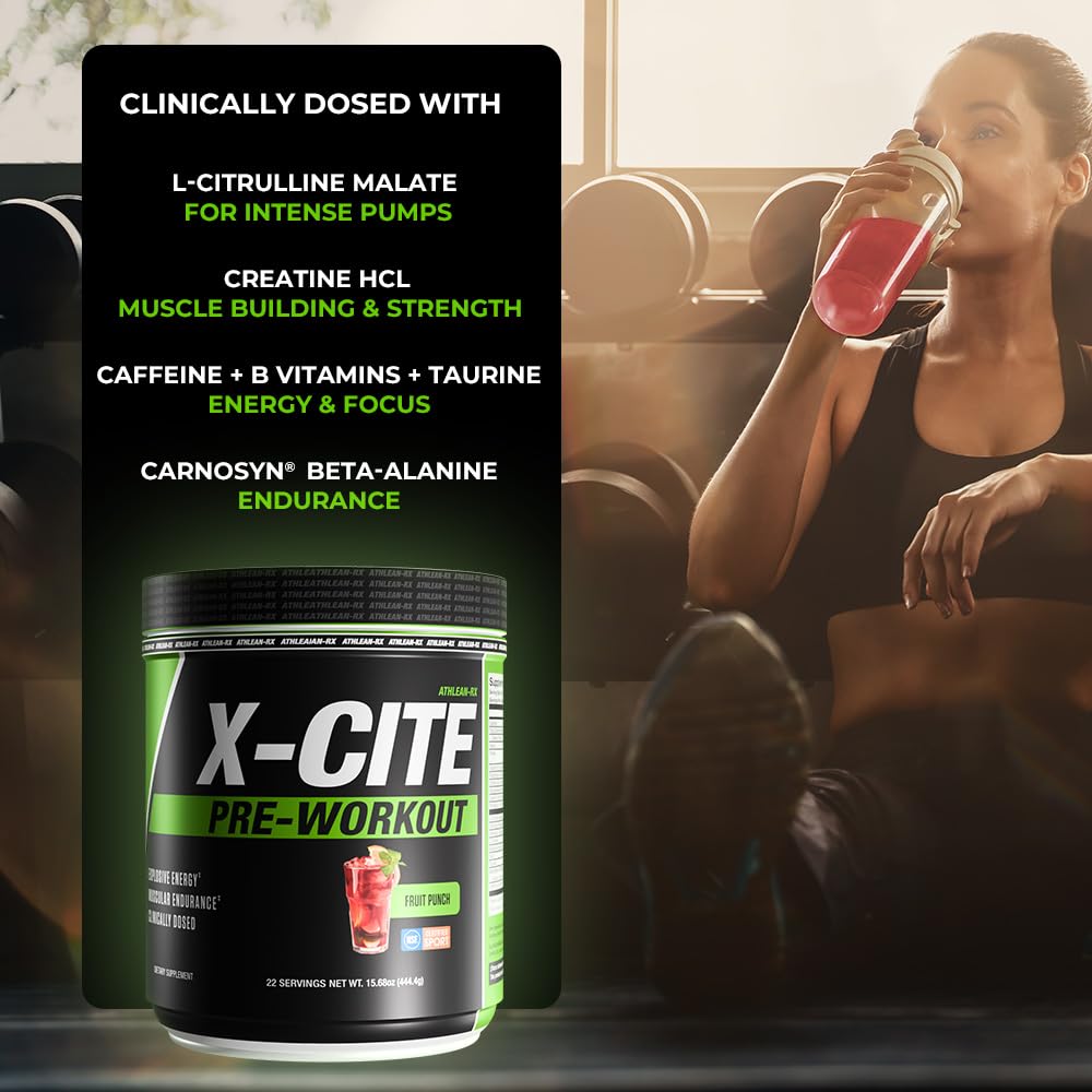 ATHLEAN-RX X-CITE ambiance en salle de sport pendant l’entraînement