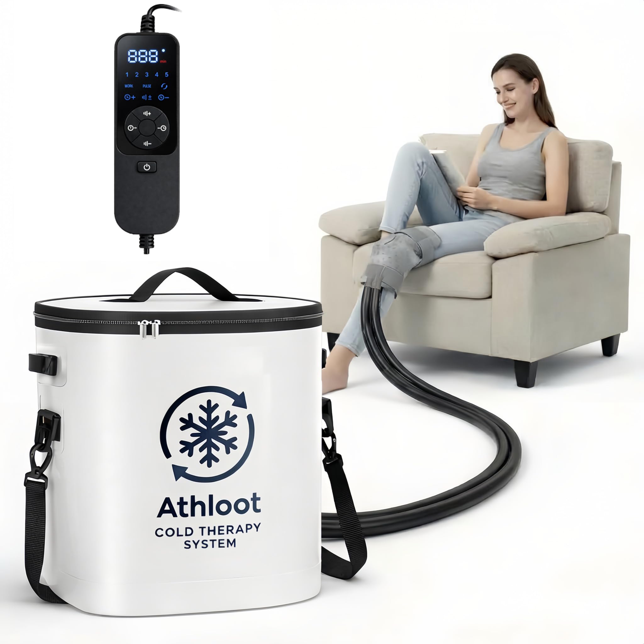 Athloot seau renforcé anti-fuite, stabilité pendant les séances.