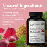 Atlantic Naturals emballage éco reflétant l'engagement de qualité.