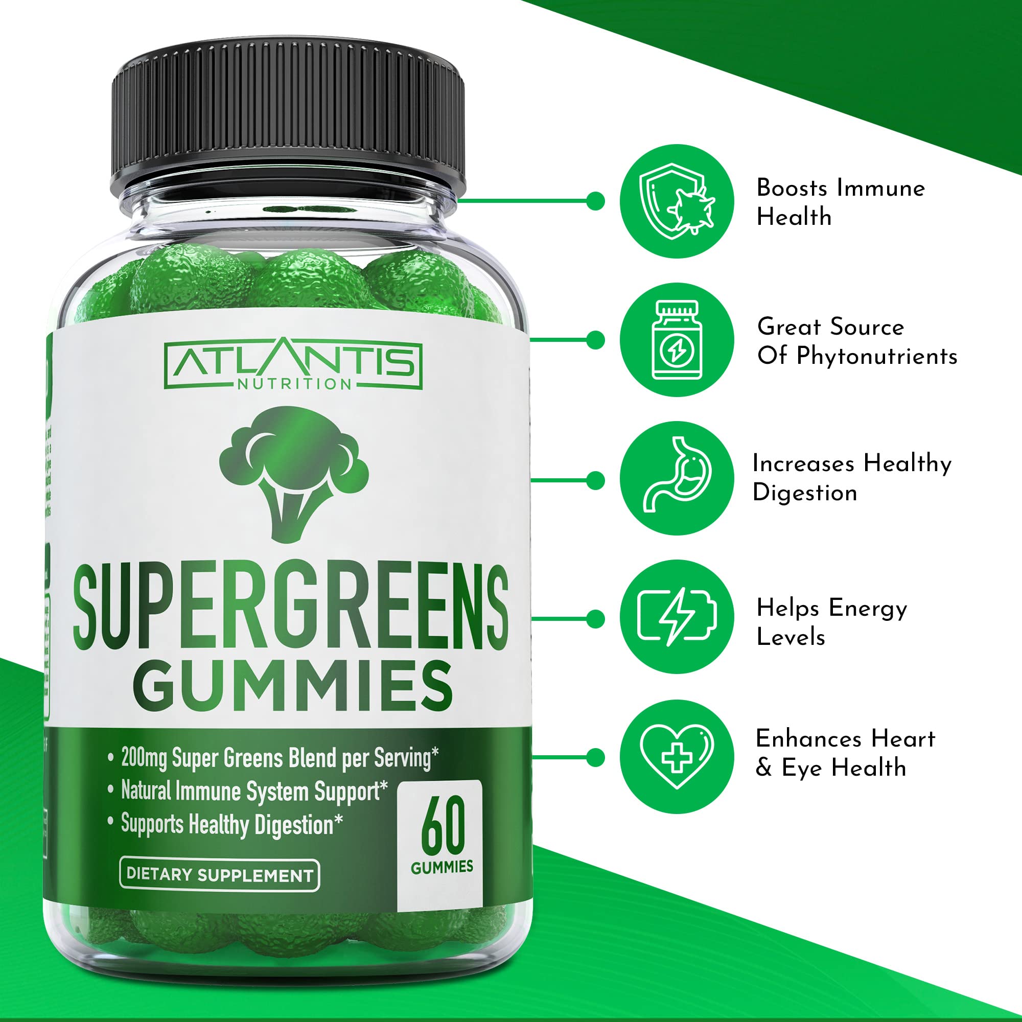 Gommes saveur framboise d’Atlantis Nutrition pour une expérience quotidienne agréable.