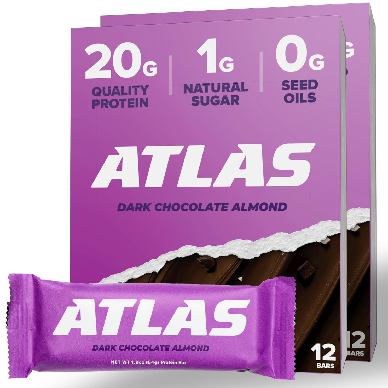 Atlas Bar – protéines complètes dans une barre, idéale après l'effort.