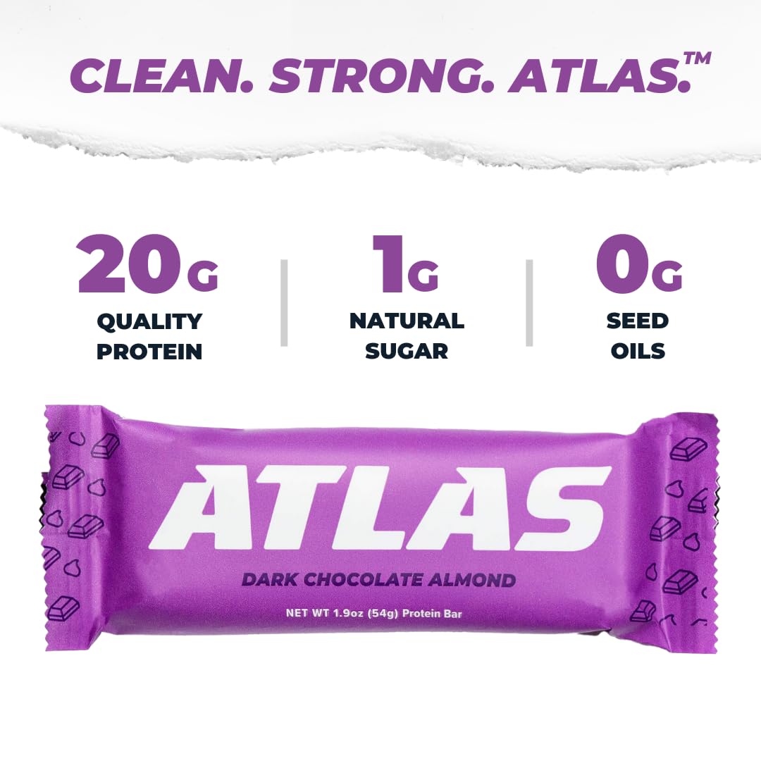 Atlas Bar – zéro huiles de graines, choix plus naturel pour collations.