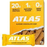 Atlas Barres protéinées – emballage pratique pour une collation rapide.